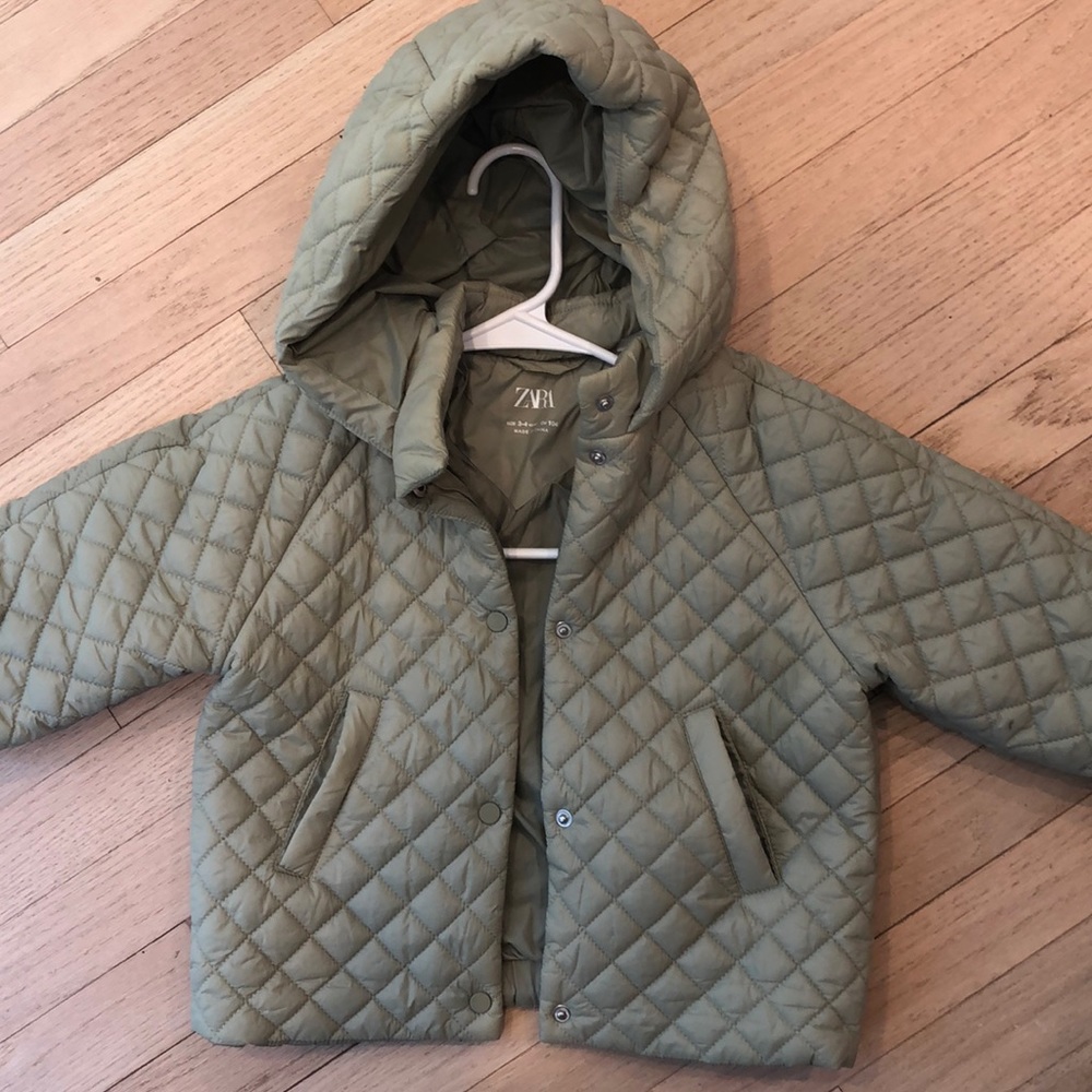 Zara toddler quilted jacket